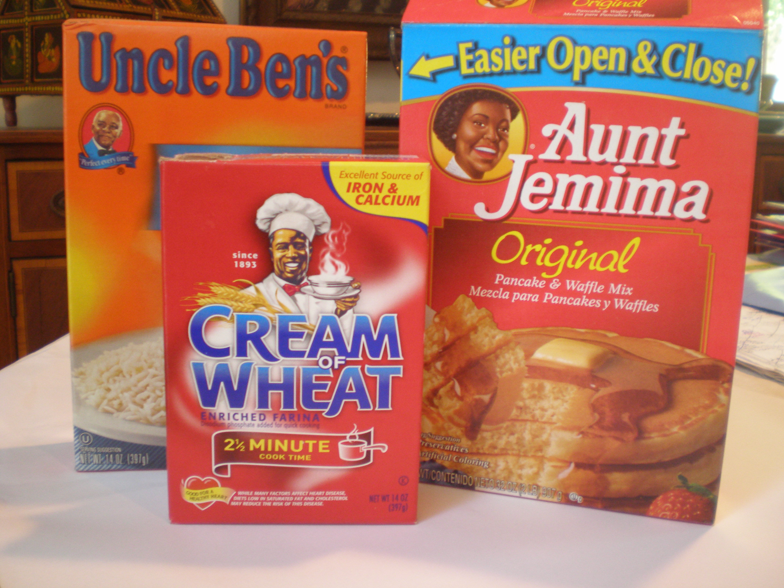 Aunt Jemima and Uncle Ben