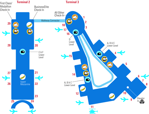 Delta JFK Map