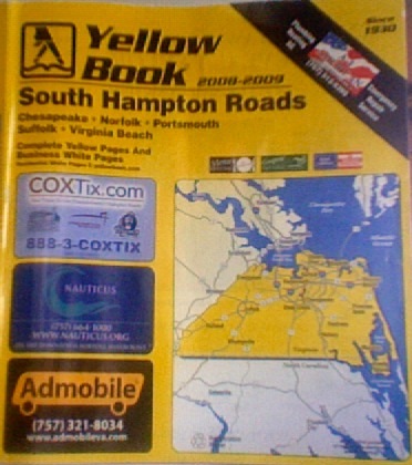 yellow pages cover Hampton Roads