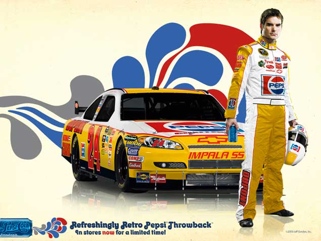 jeff gordon 2009 paint scheme. Jeff Gordon is driving a