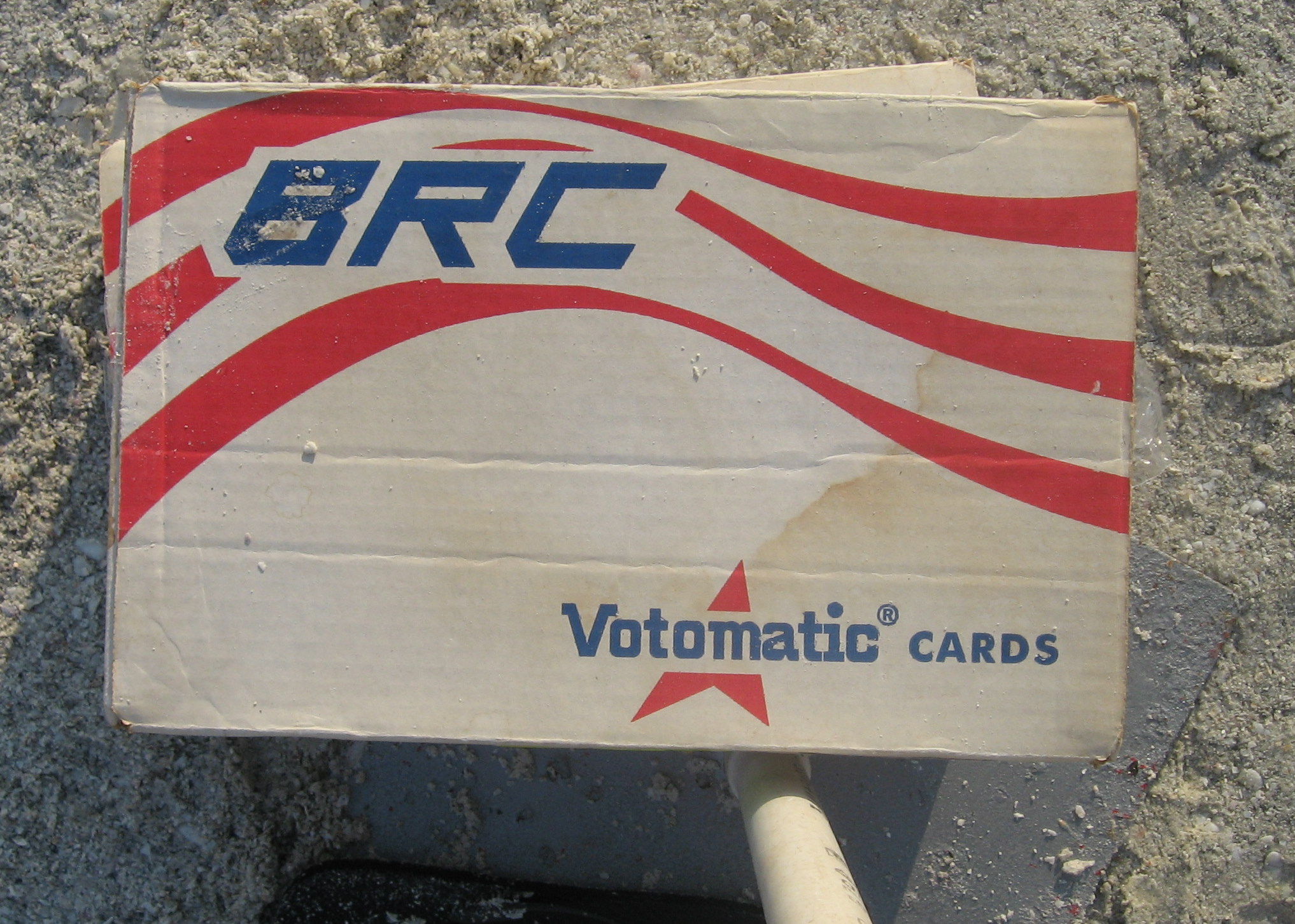 Votomatic card box