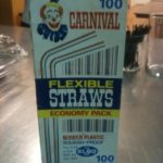 Carnival Flexible Straws classic American straws