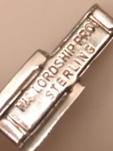 Backside of a cufflink