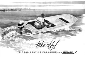The Unsinkable Boston Whaler 13 Foot is 50! Boston Whaler 1950s
