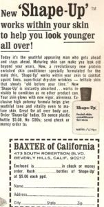 Baxter of California, 1968 Esquire Ad