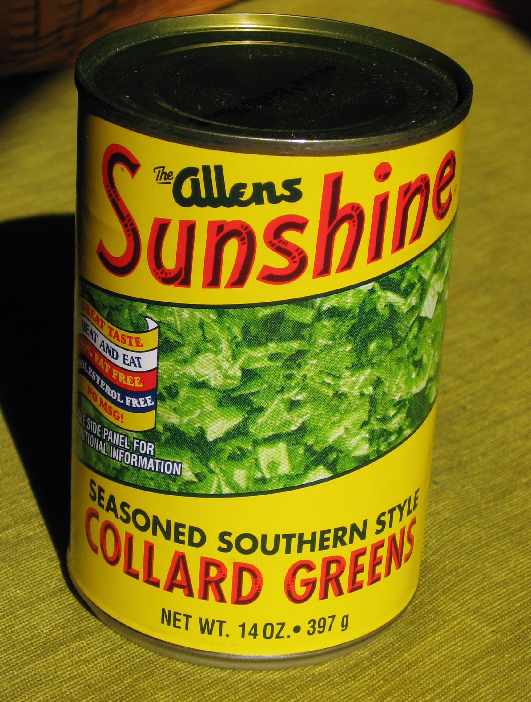 Canned Collard Greens from Allens