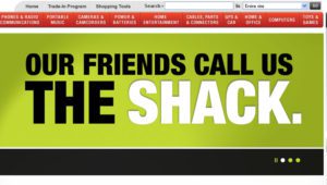 radio shack revived website