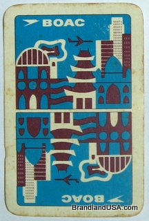 BOAC Playing Card, 1973