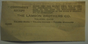 Local Brands: Lamson Brothers, Toledo, Ohio
