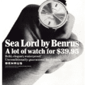 Benrus Watch the Sea Lord