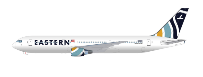 Eastern airlines new livery