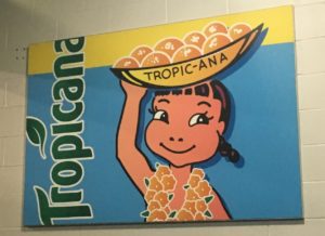 Tropic-Ana former mascot for Tropicana.