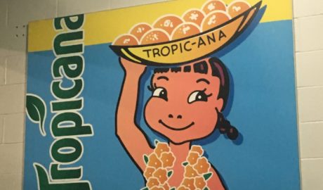 Tropic-Ana former mascot for Tropicana.