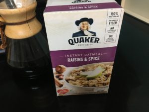 quaker oats raisins and spice