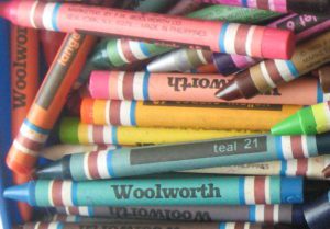 Woolworth Name Rescued woolworth crayons