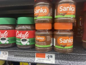 sanka freeze dried decaffienated