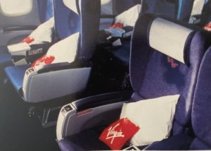 Virgin Atlantic 747 Seat