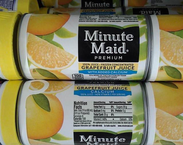frozen grapefruit juice concentrate