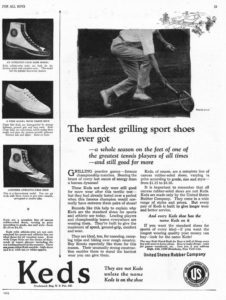 1926 Keds ad in Boys LIfe